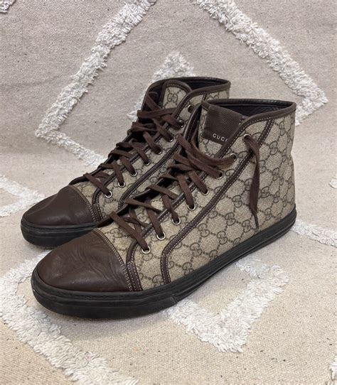 mens gucci high tops replica|gucci signature high top sneaker.